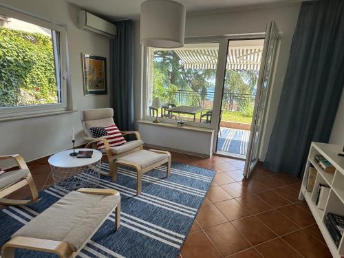 Portoroz Apartment | Apartma Alba - Seaview Apartment with Private Terrace & Parking