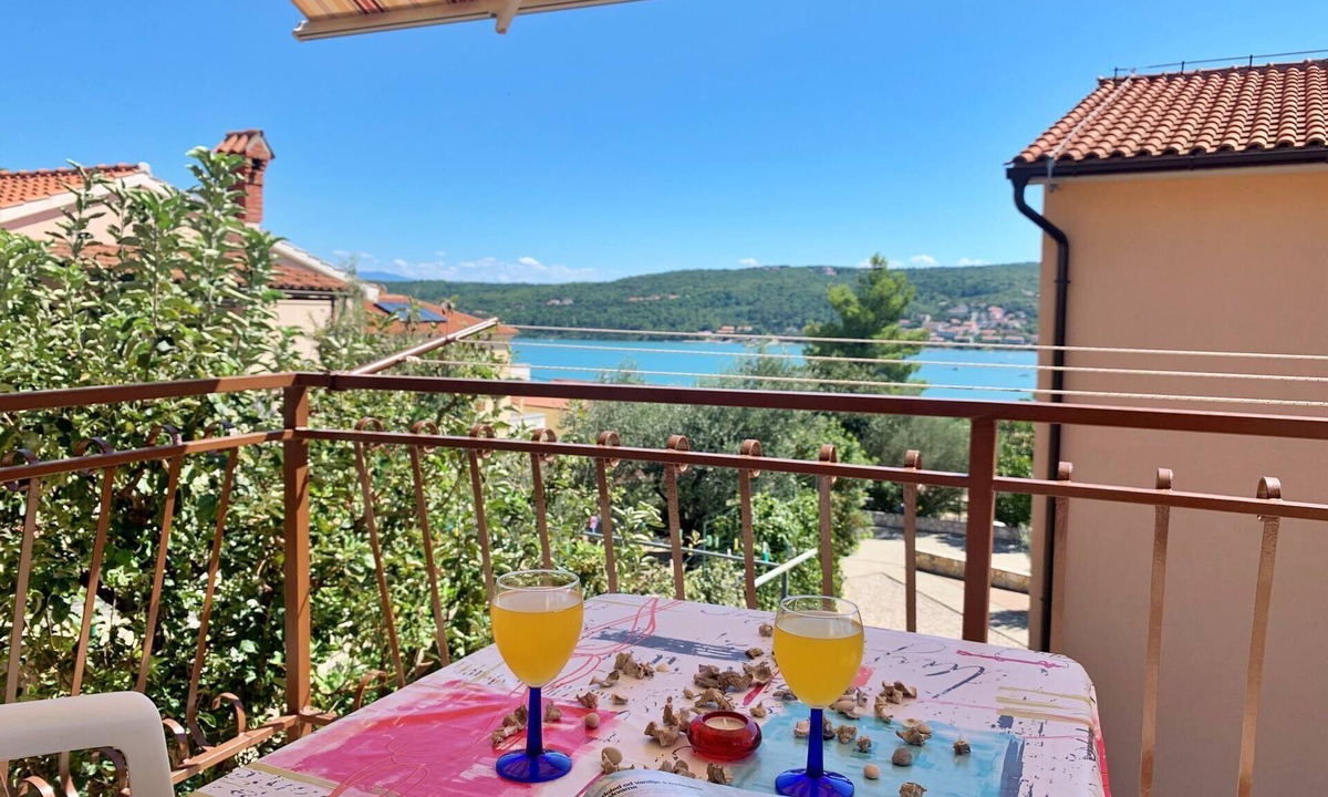 Cizici Apartment | Apartment Santic - sea view, 450 m from sea, balcony, washing machine, pet-friendly