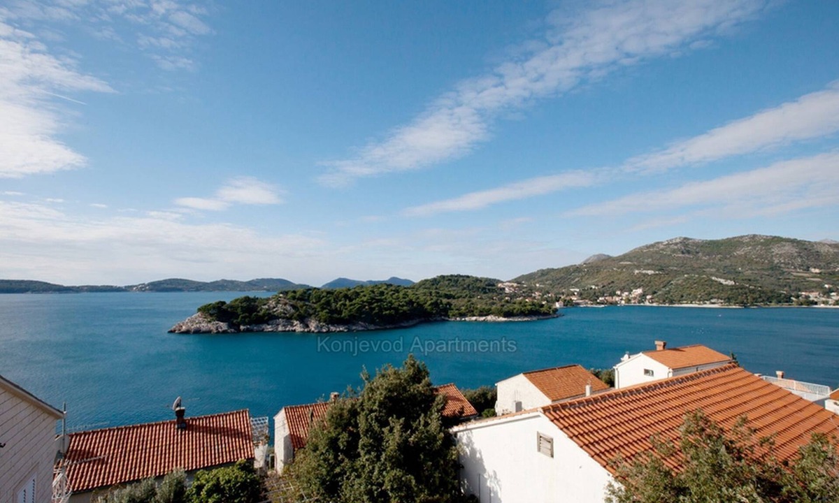 Stikovica Apartment | Bright 2 Br Seaside Stuning Seaview Penthouse Apartment With Balcony, 80m2