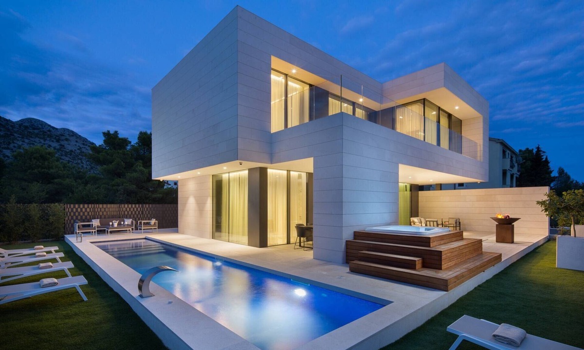 Starigrad Villa | Exclusive Villa Calma II - heated pool&spa sea view, quiet area, family