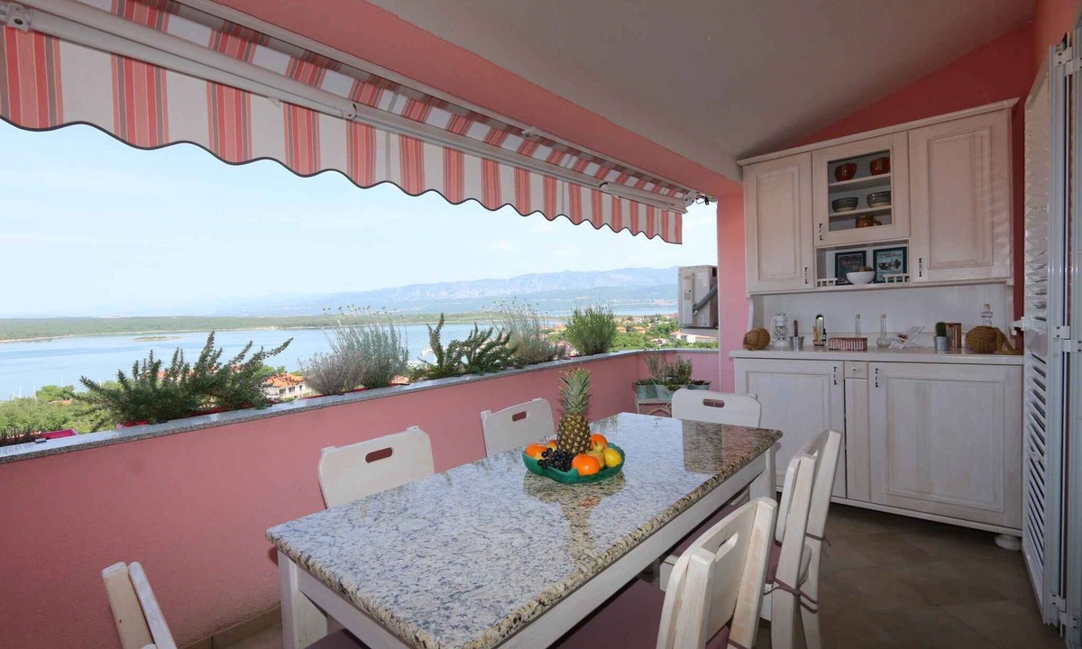 Klimno Apartment | Holiday apartment mit Klimaanlage und Meerblick