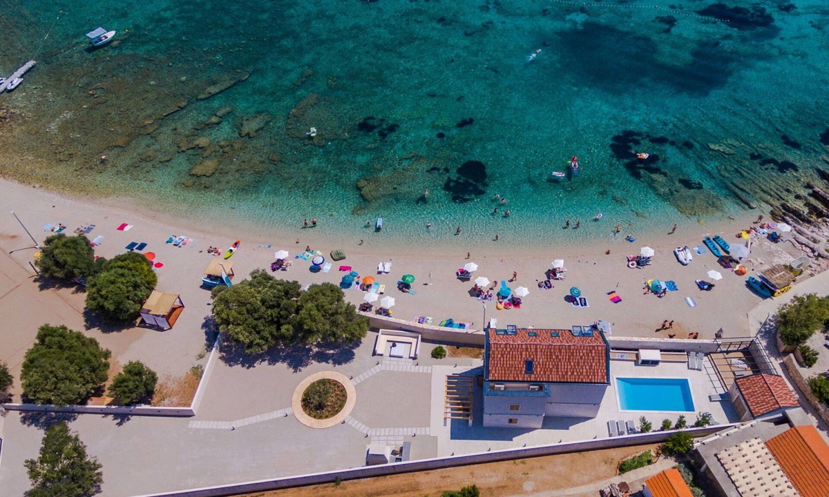 Prizba Villa | Luxury Beachfront Villa Korcula the Beach with private pool, sauna and gym at the beach on the Korcula island - Prizba