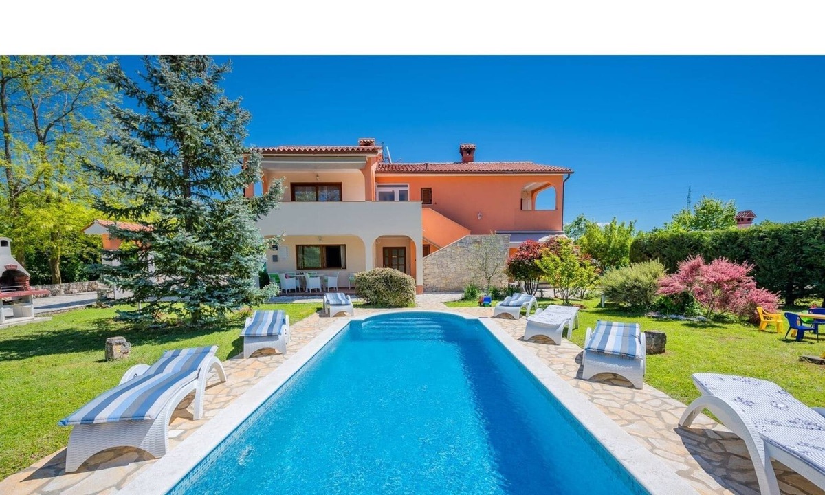 Santalezi Cabin | Luxury holiday house with private pool and large garden, near Rabac