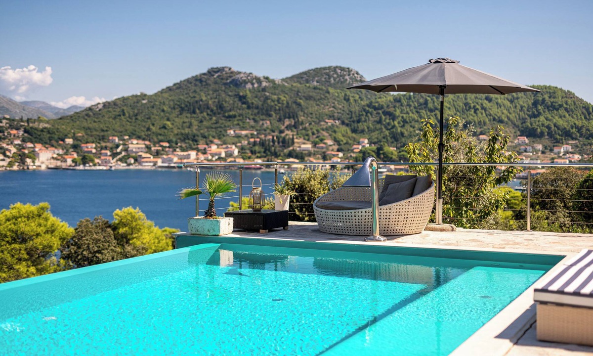 Lopud Island Villa | Luxury Retreat near Dubrovnik – Private Pool, Sea Views & 30,000m²