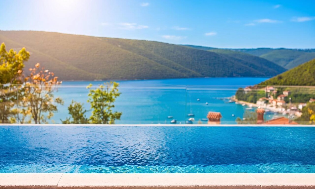 Trget Villa | Pool Villa Royal Blue/w Panoramic Sea View, Labin, Croatia