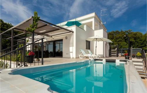 Sveti Vid-Miholjice Apartment | Stunning Home In Malinska With Heated Swimming Pool