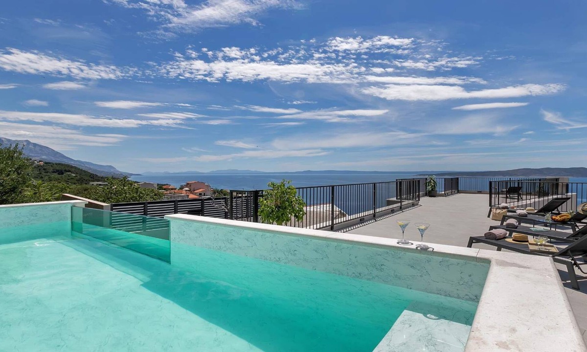 Brela Villa | Villa Beyond Blue - modern villa with stunning sea views and a pool for up to six guests by MyWaycation