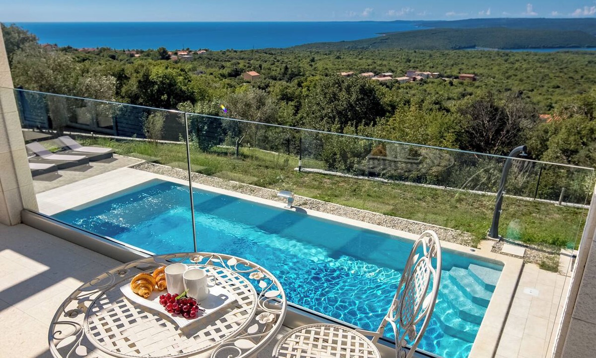 Rasa Villa | Villa Luka with Private Pool & Sea View, Labin, Croatia