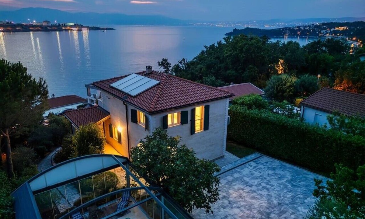 Municipality of Omisalj Villa | Villa with Heated Pool, Sea View, Jacuzzi & Total Privacy in Omišalj