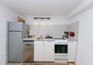 One bedroom apartment with terrace and sea view Pisak, Omiš (A-1008-b) in Mimice