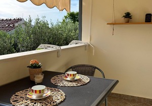 One bedroom apartment with terrace Orebić, Pelješac (A-10082-b)