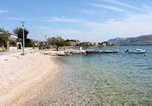 Studio flat near beach Kustići, Pag (AS-6353-b) in Zubovići
