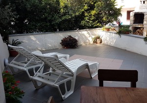 Studio flat with terrace Novalja, Pag (AS-6504-a) in Novalja