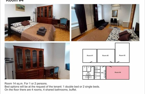 Ljubljana City Centre Other | 200 m² Shared room ∙ 1 bedroom ∙ 3 guests