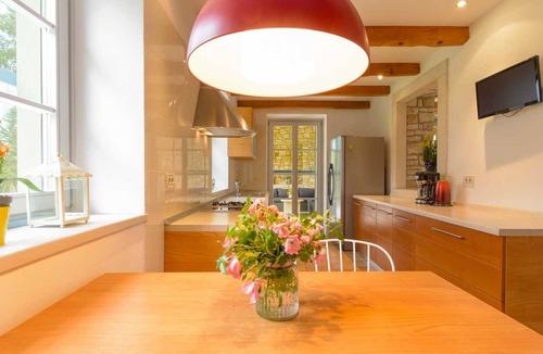 Divsici Villa | A traditional, stone villa in Marčana with a pool and children's playground