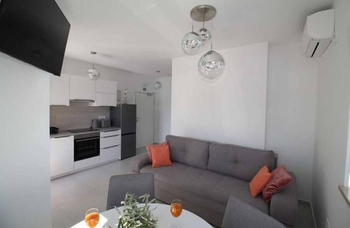 Slano Apartment | A4 - Luxurious One Bedroom for 3: Breathtaking Views over the Entire Bay & Fully Air-Conditioned