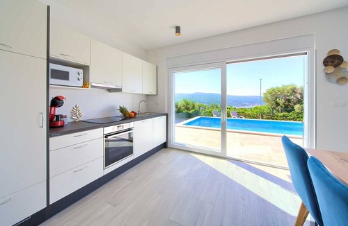 Krk Apartment | Apartment Timmy with private swimming pool and Seaview