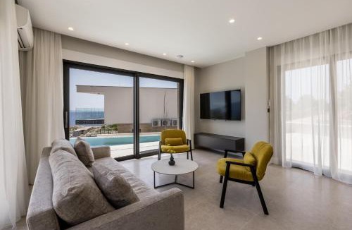 Orebic Villa | Beachfront Luxury Villa Luce, featuring a heated pool, fitness area, and sauna