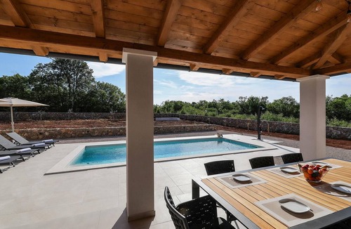 Poljica House | Beautiful home in Krk with private swimming pool, can be inside or outside