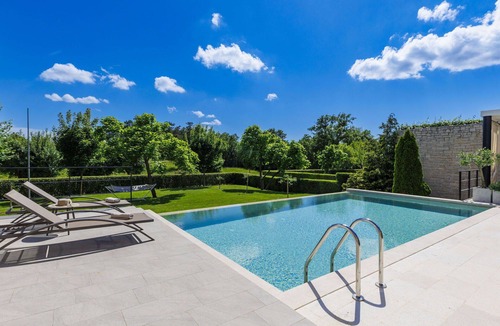 Sveti Petar u Sumi Villa | Beautiful private villa for 7 guests with WIFI, A/C, private pool, TV, terrace and pets allowed