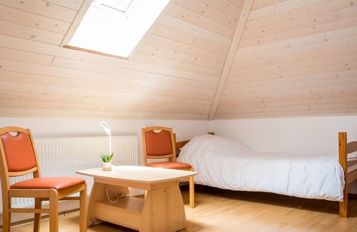 Log pod Mangartom House | Dawn private room with shared bathroom