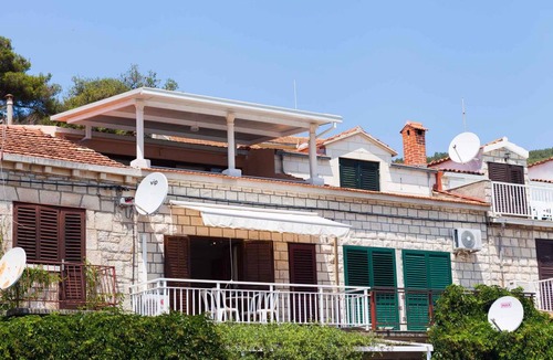 Smokvica Apartment | Holiday apartment with sea view and balcony only 50 m from the beach