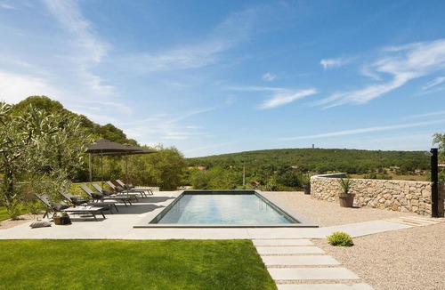 Ripenda Verbanci House | Luxurious home in Labin with private swimming pool, can be inside or outside