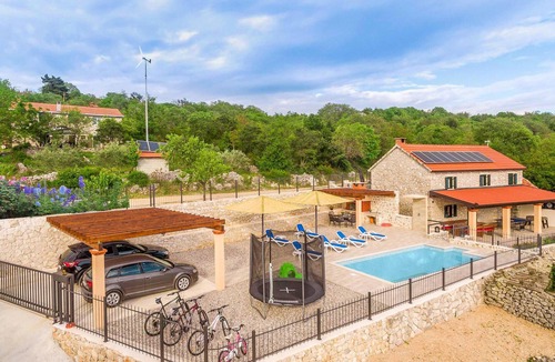 Vid House | Luxurious home in Vid with private swimming pool, can be inside or outside