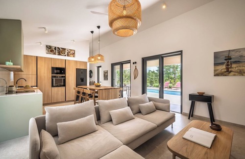 Visnjan Villa | NEW! Design Villa Nux w/heated pool & secluded garden.