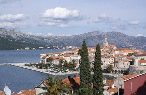 Cove Tri Zala (Zrnovo) Apartment | One bedroom apartment with terrace and sea view Korčula (A-4349-a)