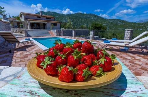 Vrgorac Villa | Rustic Villa Fragola with heated pool