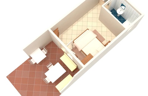 Pisak Apartment | Studio flat near beach Pisak, Omiš (AS-2750-b)