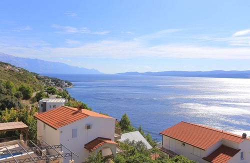 Stanici Apartment | Studio flat with balcony and sea view Stanići, Omiš (AS-17894-c)