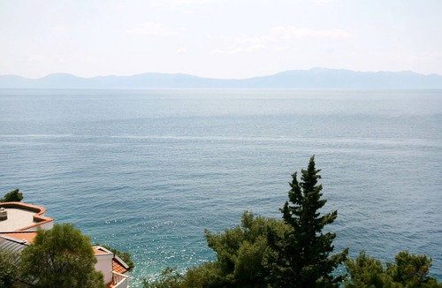 Drvenik Apartment | Studio flat with balcony and sea view Drvenik Gornja vala, Makarska (AS-4890-c)