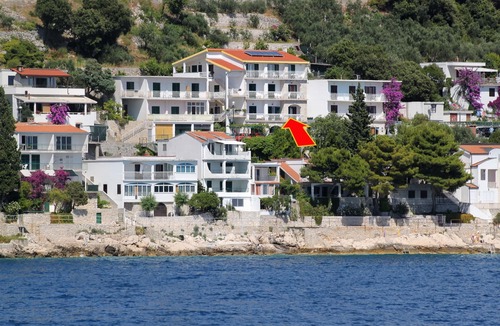 Drvenik Apartment | Studio flat with balcony and sea view Drvenik Gornja vala, Makarska (AS-4890-c)