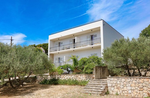 Tijesno Apartment | Studio flat with balcony and sea view Tisno, Murter (AS-17716-a)