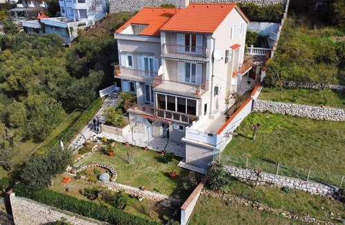 Palit Apartment | Studio flat with balcony Rab (AS-14120-a)