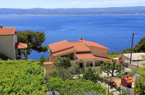 Marusici Apartment | Studio flat with terrace and sea view Marušići, Omiš (AS-1024-b)