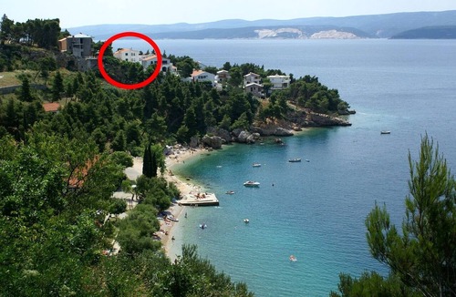 Tice Apartment | Studio flat with terrace and sea view Balića Rat, Omiš (AS-4868-g)