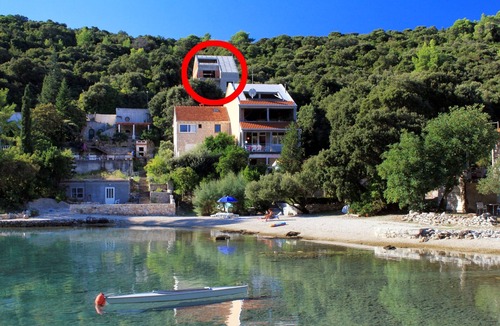 Zrnovo Apartment | Studio flat with terrace Cove Vrbovica, Korčula (AS-9225-a)