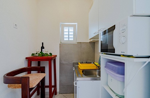Stankovici Apartment | Studio flat with terrace Orebić, Pelješac (AS-10185-a)