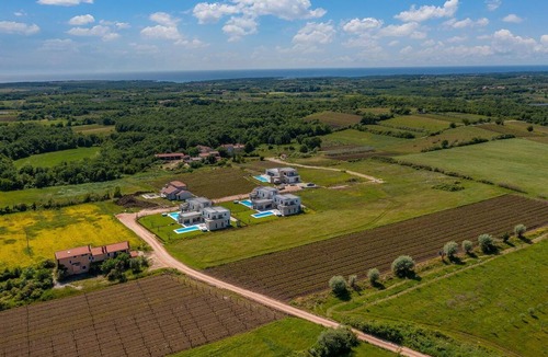 Nova Vas Villa | Stunning private villa with WIFI, hot tub, private pool, A/C, TV, terrace and pets allowed