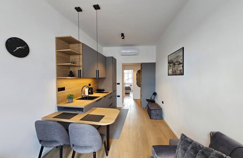 Ljubljana City Centre Apartment | Teo Tour AS/Cozy 1-bedroom apartment with free WiFi, AC in charming Ljubljana