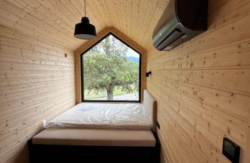Kostel House | Tiny House Kolpa- A Modern Forest Escape Above River Kolpa