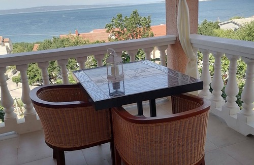 Klenovica Apartment | Two bedroom apartment with terrace and sea view Klenovica, Novi Vinodolski (A-11559-b)