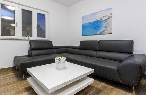 Tribunj Villa | Villa BLU - holiday house with heated salt water pool, 200m to the sea, free WIFI, parking