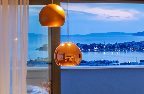Podstrana Villa | Villa Hermiona Luxury, heated private pool, elevator, jacuzzi