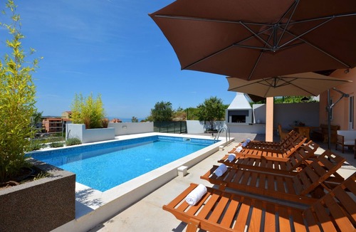 Podstrana Villa | "Villa Karmen" Split, Private Garden & Heated Pool
