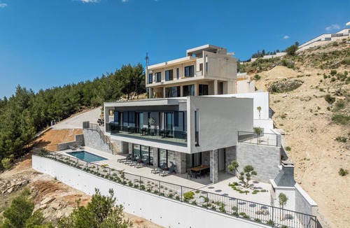 Dugi Rat Villa | Villa M&D, Luxury Sea View Villa with Pool & Sauna