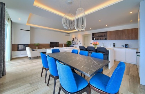 Vrbnik Villa | Villa MAJESTIC with an indoor and outdoor pool, sauna, and beautiful views